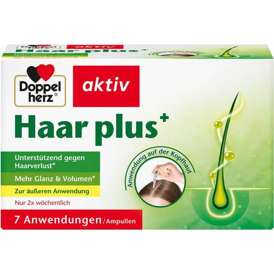 DOPPELHERZ Hair plus Ampoules 7 pcs.