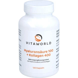 ACIDE HYALURONIQUE 100+Collagène 400 Capsules 120 Capsules