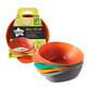 Set of 4 ergonomic bowls, +6 months, multicoloured, Tommee Tippee
