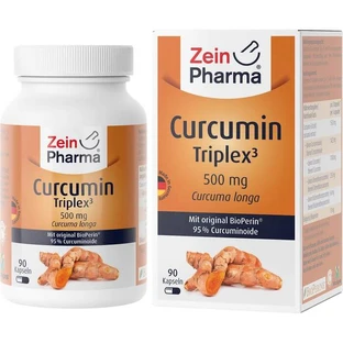 CURCUMIN-TRIPLEX3 500 mg/Cap.95% Curcumin+BioPerine 90 St.