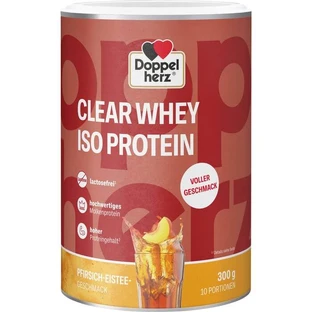 DOPPELHERZ Clear Whey Iso Protein Peach Ice Tea 300 g