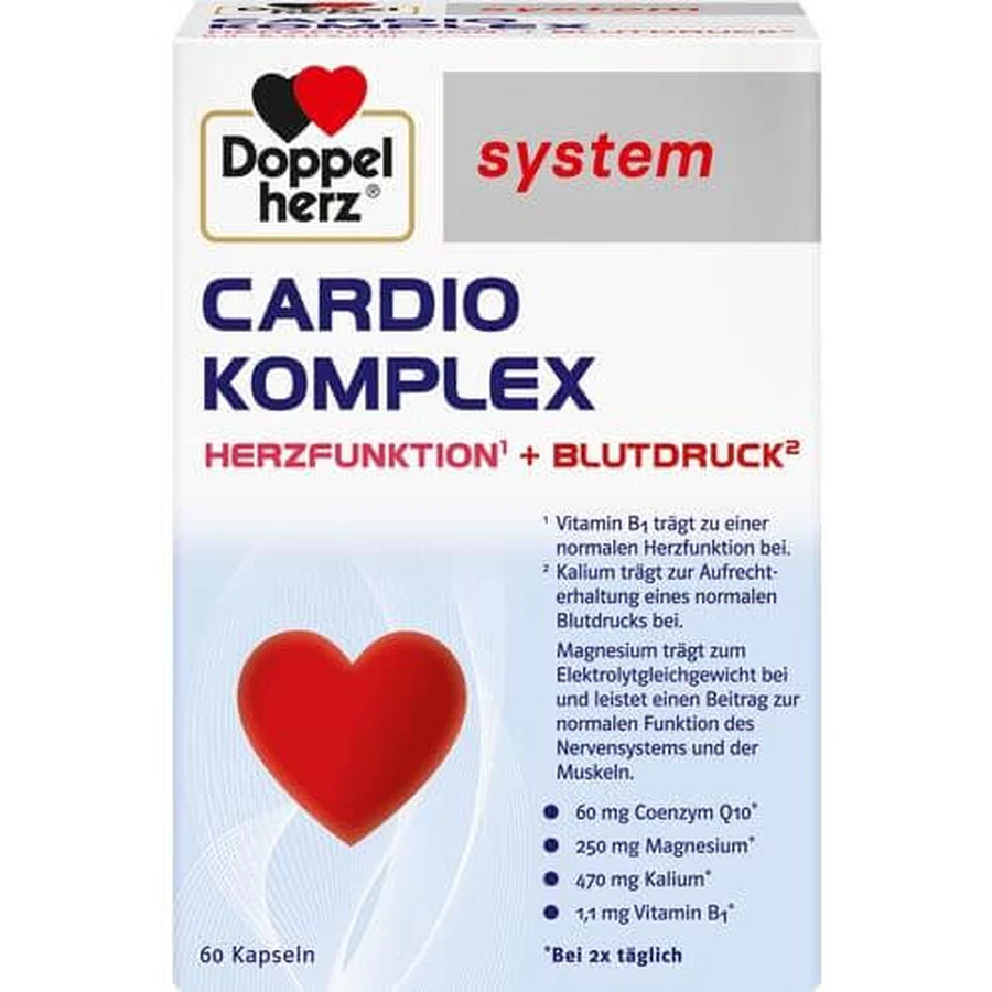 DOPPELHERZ Cardio Komplex system Kapseln 60 St.