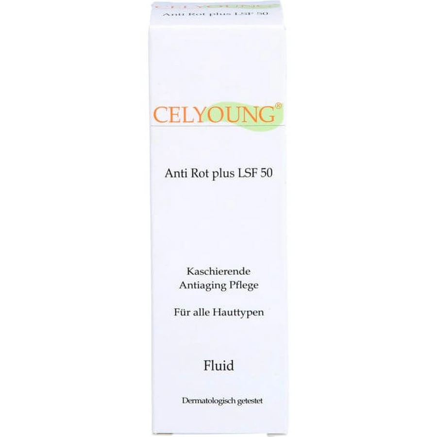 CELYOUNG Anti Rood plus SPF 50 Vloeibaar 50 ml