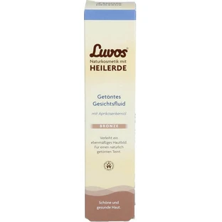 LUVOS cosmética natural fluido facial tintado bronce 50 ml