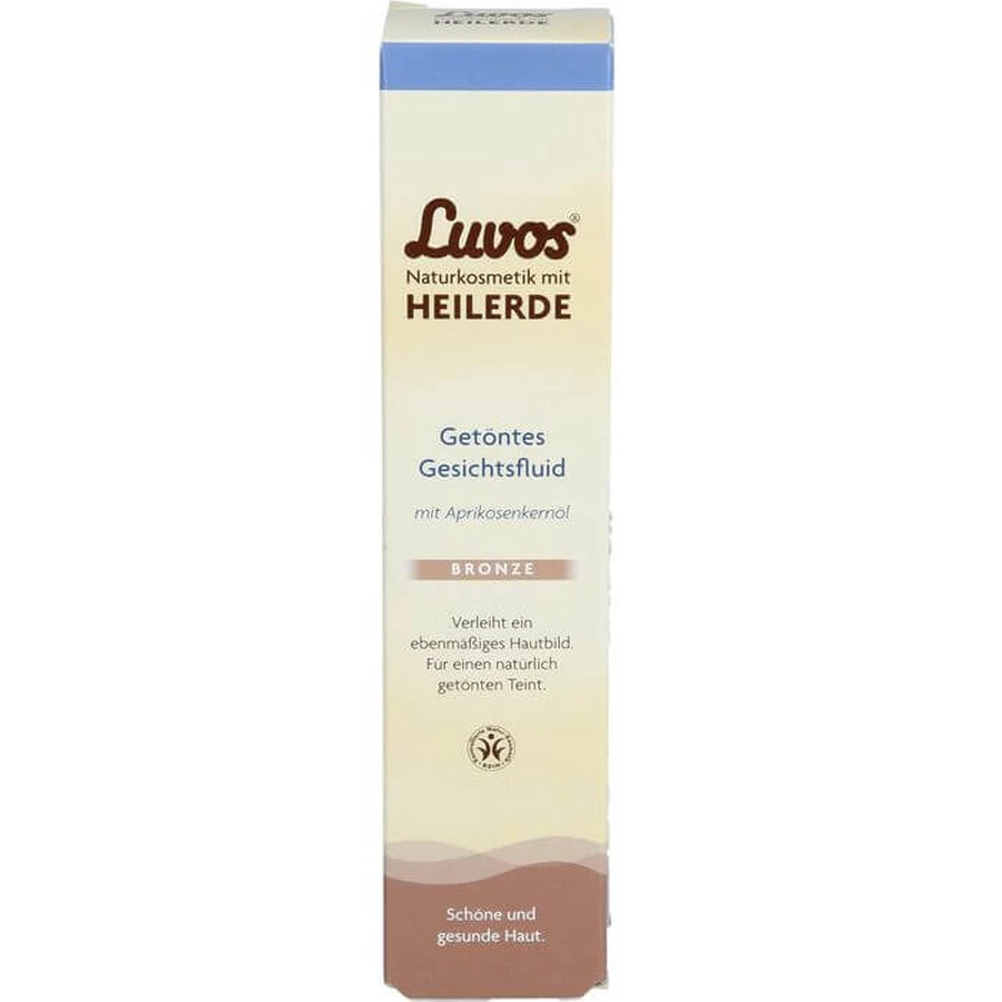 LUVOS cosmética natural fluido facial tintado bronce 50 ml