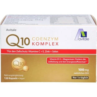 COENZYM Q10 100 mg cápsulas+vitaminas+minerales 120 unid.