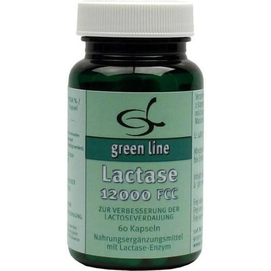 LACTASE 12.000 FCC Capsules 60 Capsules