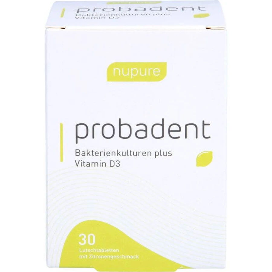 NUPURE probadent probioticum tegen slechte adem Lut. 30 st.
