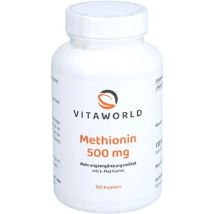 METHIONINE 500 mg capsules 120 Capsules