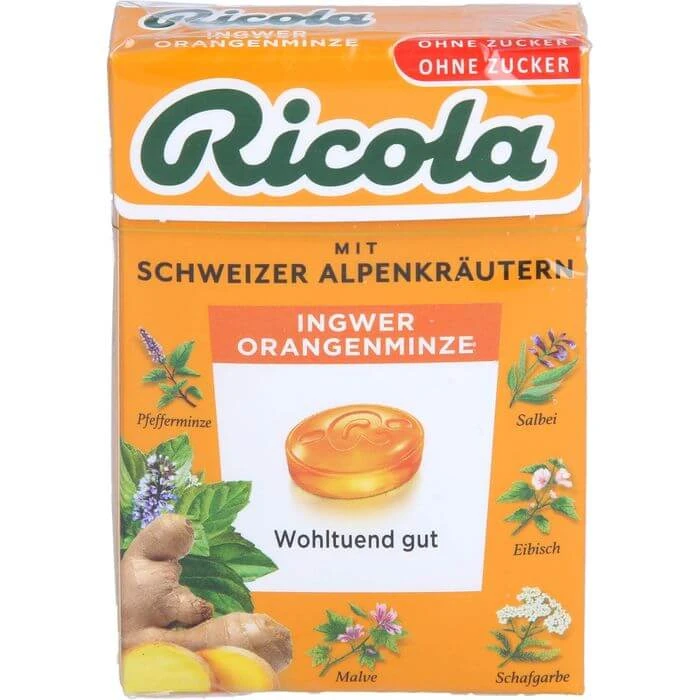 RICOLA o.Z.Box Ginger Orange Mint Candies 50 g