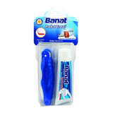 Travel set toothbrush and toothpaste, various colors, Banat