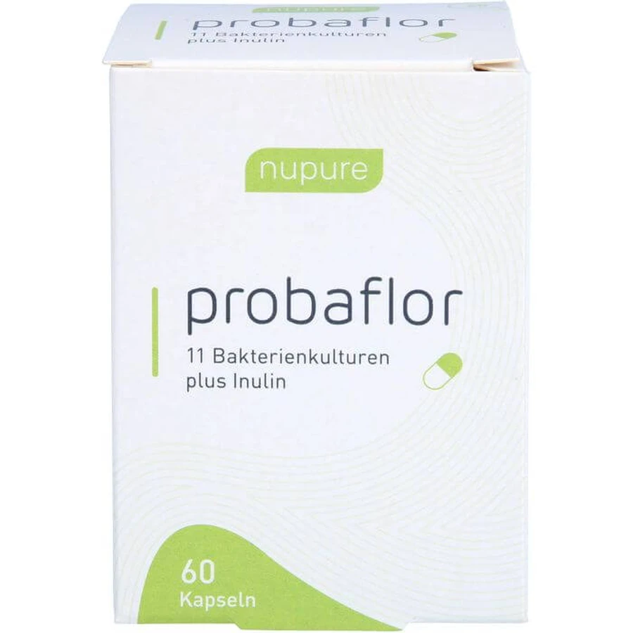 NUPURE probaflor Microbiotics enteric coated capsules 60 Capsules