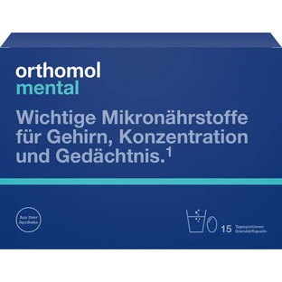 ORTHOMOL mental Granulat/Kapseln 15 Tage Kombip. 1 P