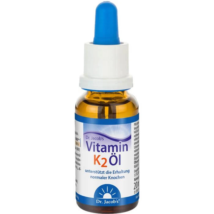 VITAMIN K2 ÖL Vit.K als MK7 Dr.Jacob's Tro.z.Einn. 20 ml