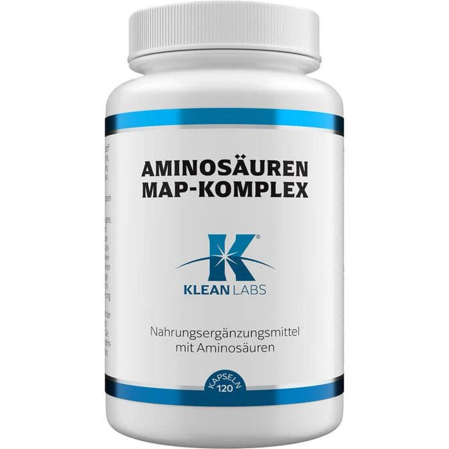 AMINO ACIDS MAP Complex vegan KLEAN LABS Capsules 120 Capsules
