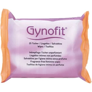GYNOFIT intieme verzorgingsdoekjes ongeparfumeerd 25 stuks.
