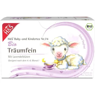 H&S biologische baby- en kinderthee Träumfein filterzakjes 24 g