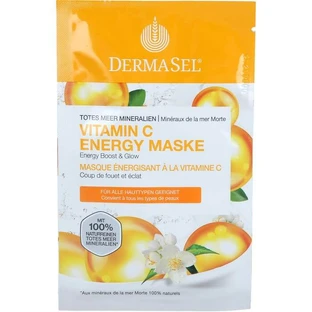 DERMASEL Masque énergétique à la vitamine C de la mer morte 12 ml