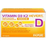 VITAMINE D3 K2 Hevert+Calcium en Magnes.1000 IU Kps. 120 St.