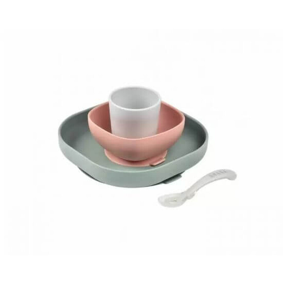 Comprar Juego de mesa de silicona, Eucalipto, 4 piezas, Beaba Juego de mesa de silicona, Eucalipto, 4 piezas, Beaba