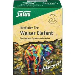 KRAFTTIER Tea Wise Elephant Organic Salus Filterbeut. 15 pcs.