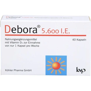 DEBORA 5.600 I.E. Capsules 40 Capsules