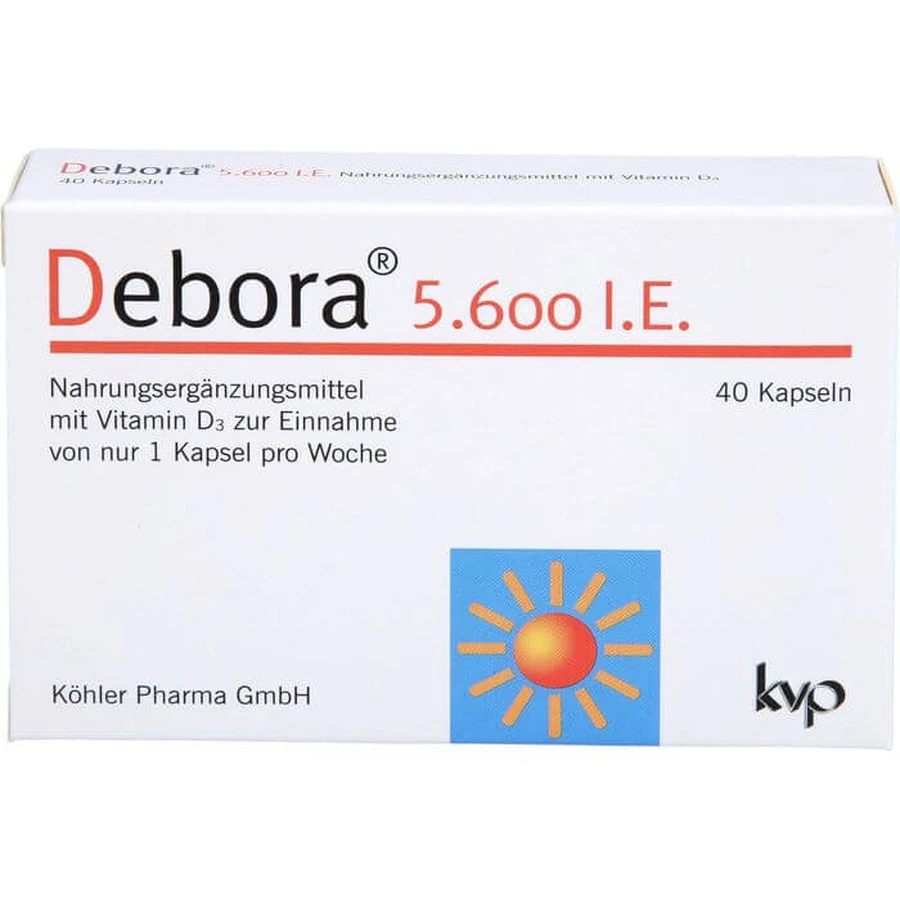 DEBORA 5.600 I.E. Capsules 40 Capsules