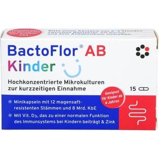 BACTOFLOR AB Cápsulas duras para niños 15 unid.