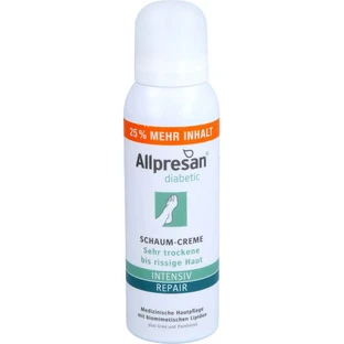 ALLPRESAN diabetisch Inten.+Repair w.Urea Schuim-Cr. 125 ml