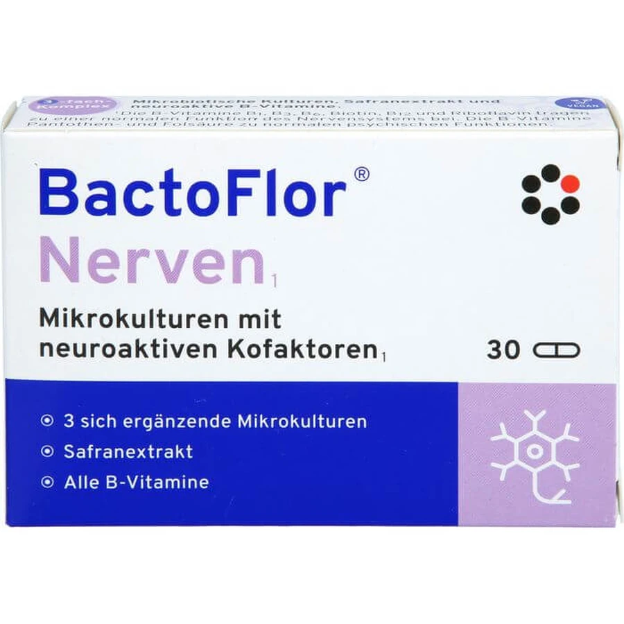 BACTOFLOR Nervio Cápsulas duras 30 Cápsulas