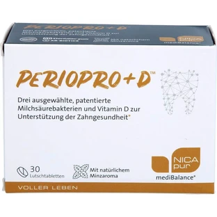 NICAPUR mediBalance PerioPro+D zuigtabletten 30 stuks.