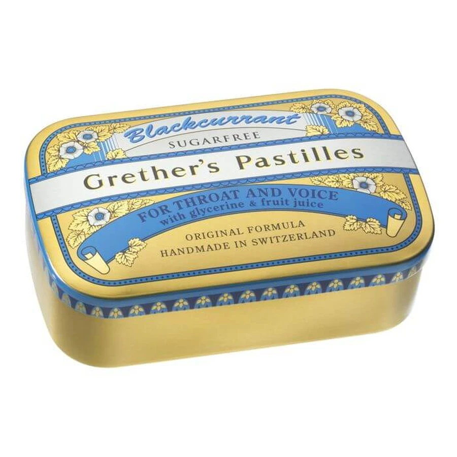GRETHERS Blackcurrant Silver pastry tin 110 g