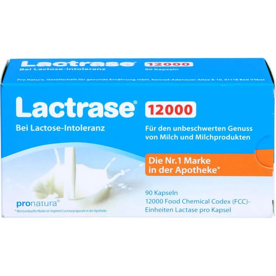 LACTRASE 12.000 FCC Capsules 90 Capsules