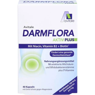 DARMFLORA Active Plus 100 mil millones de bacterias + 7 vitaminas 40 unid.