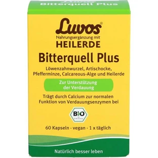 LUVOS Argilla curativa biologica Bitter Spring Plus Capsule 60 Capsule