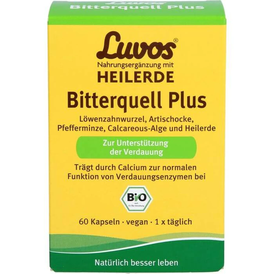 LUVOS Argilla curativa biologica Bitter Spring Plus Capsule 60 Capsule