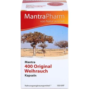 MANTRA 400 Original Frankincense Capsules 100 Capsules