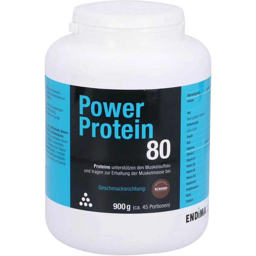POWER PROTEIN 80 Chocolade poeder 900 g