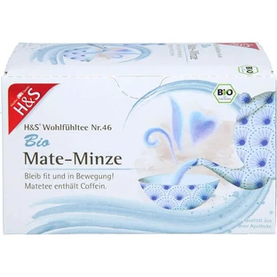 H&S Organic Mate-Mint filterzakjes 36 g