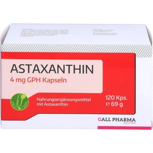 ASTAXANTINA 4 mg GPH Cápsulas 120 Cápsulas