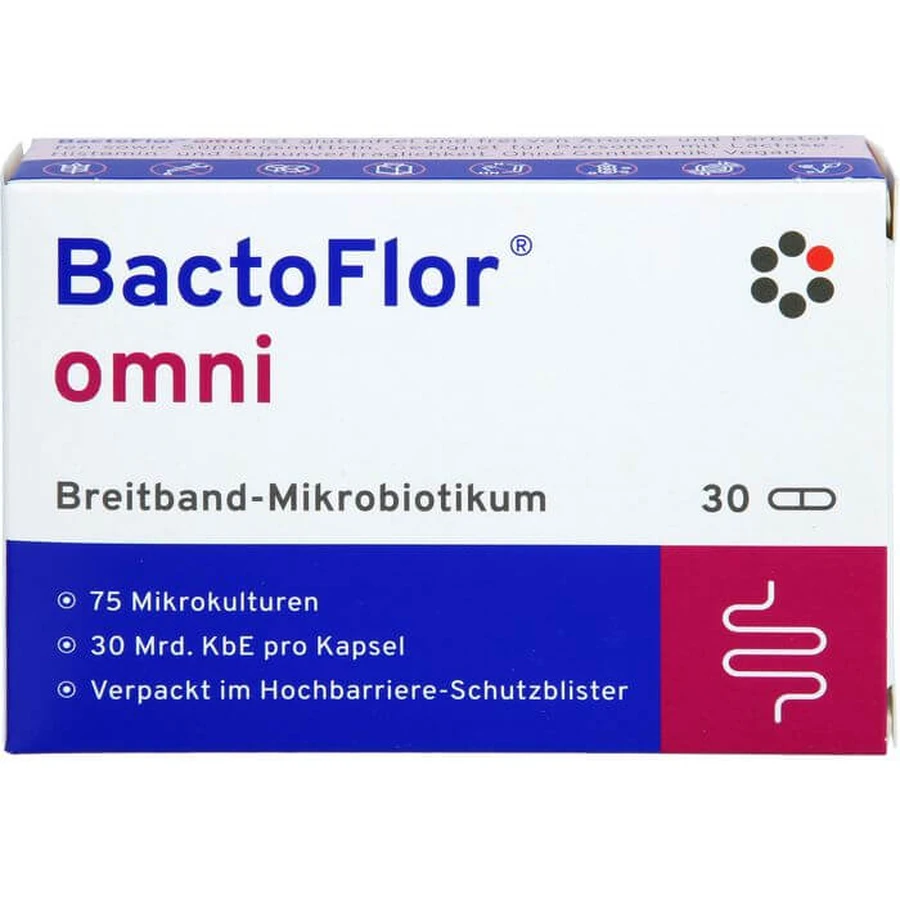 BACTOFLOR omni cápsulas duras 30 unid.