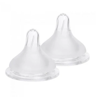 Premium-Silikonsauger-Set, Größe XL, +7 Monate, Spectra