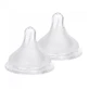 Premium-Silikonsauger-Set, Größe XL, +7 Monate, Spectra