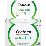 CENTRUM A-Zinc Comprimidos 30 Cápsulas