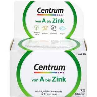 CENTRUM A-Zinc Tablets 30 Capsules