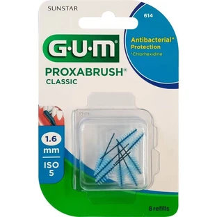 GUM PROXABRUSH CLASSIC cepillos de recambio 1,6 mm 8 uds.