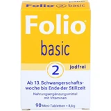 FOLIO 2 basic compresse rivestite con film senza iodio 90 pz.