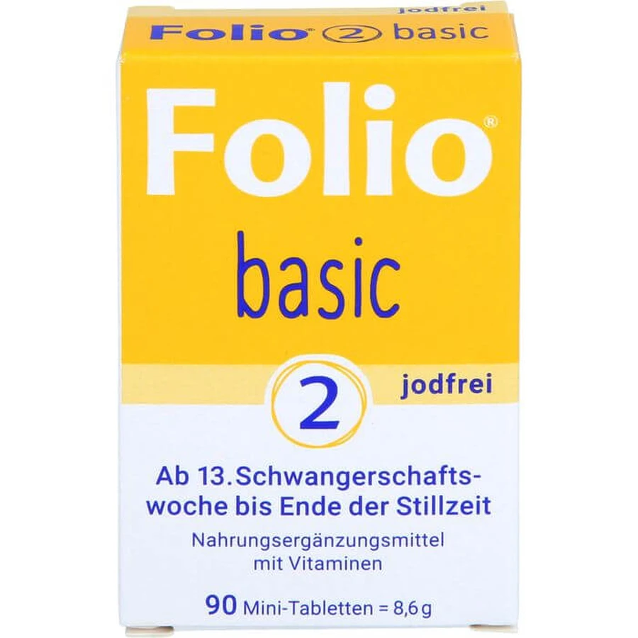 FOLIO 2 basis jodiumvrije filmomhulde tabletten 90 st.