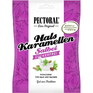 PECTORAL Caramelos de salvia sin azúcar 60 g