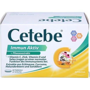 CETEBE Immuun Actieve Tabletten 60 Capsules